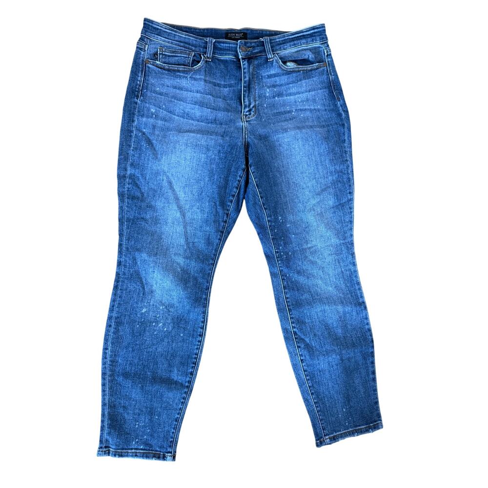 Judy Blue boyfriend fit denim blue jeans